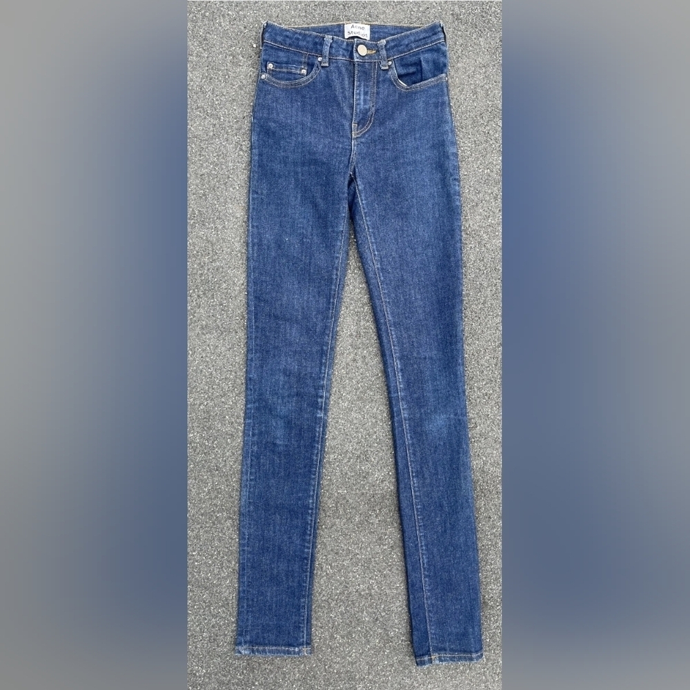 Acne Studios Women's Deep Blue Skinny Jeans